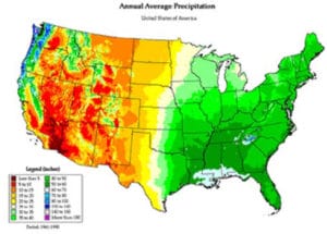 Average Annual Rainfall