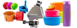 gravimetric additive feeders for color concentrate