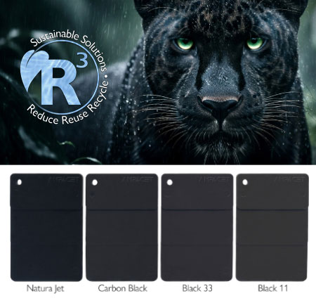 Natura jet black masterbatch insert