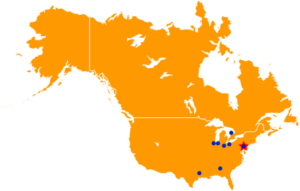 North America Masterbatch Locations