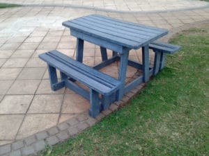 Earth friendly applications for recycled plastics