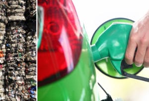 conversion of recycled plastics into fuel